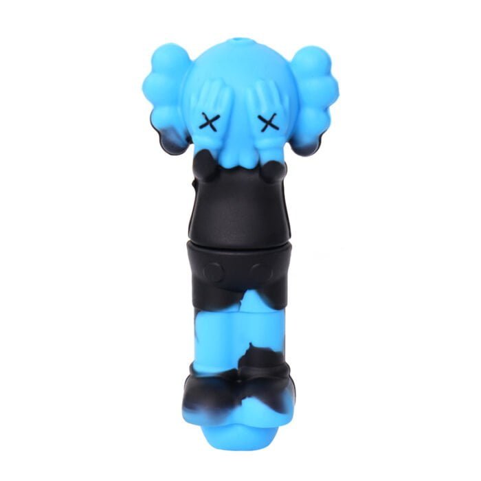 Blue Silicone Hand Pipe