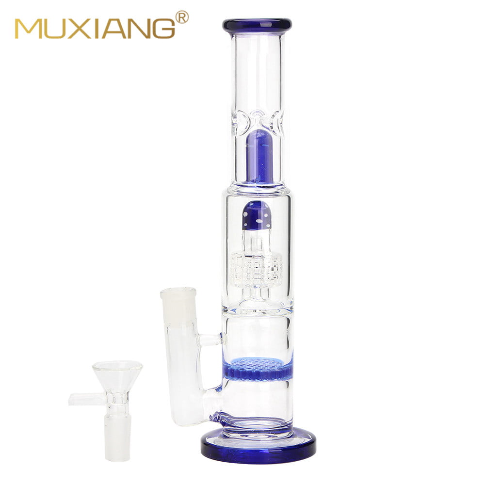 Percolator Blue Bong Water Pipes With Glass Bowl Pipe Oil Dab Rigs Heady  Bongs Rigs Pipes Thick Big Heavy Smoking - Buy and Buy