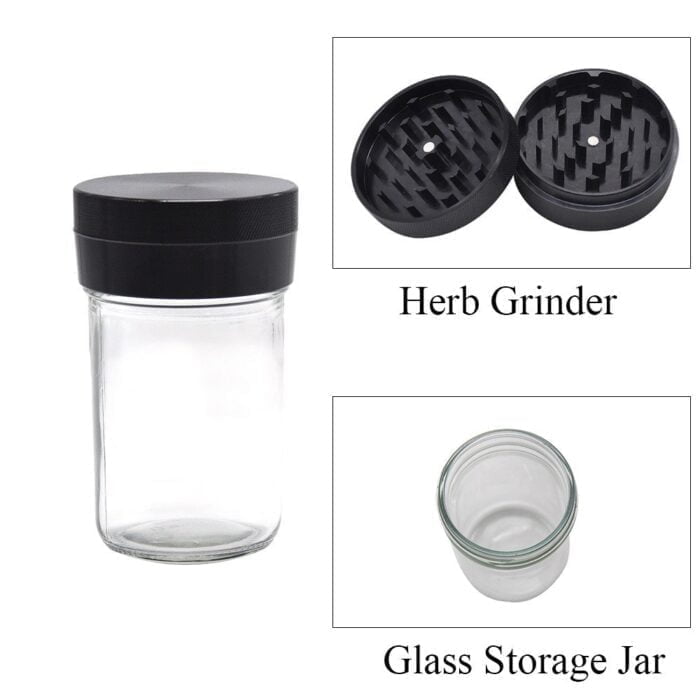 3 Piece Glass Weed Grinder