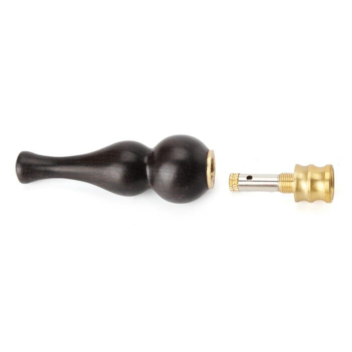 Black Medium Gourd Rod Filter Cigarette Holder