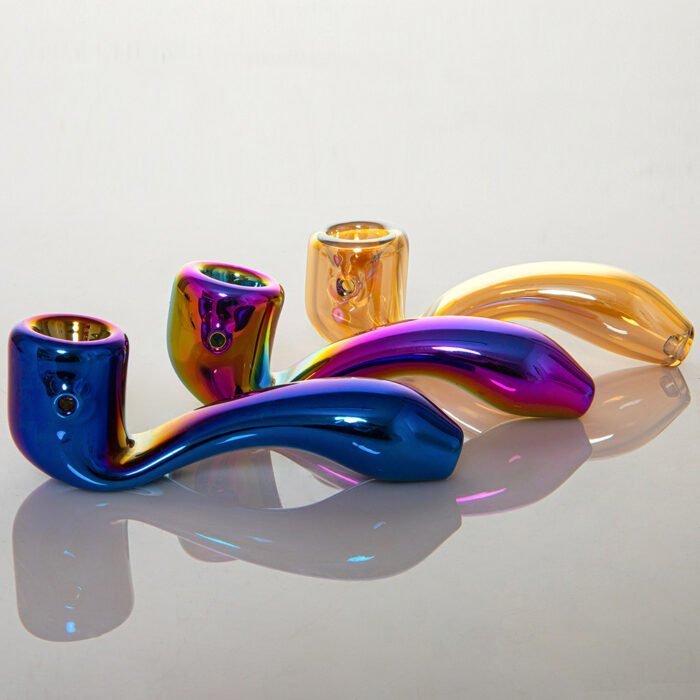 glass gandalf pipe with carb