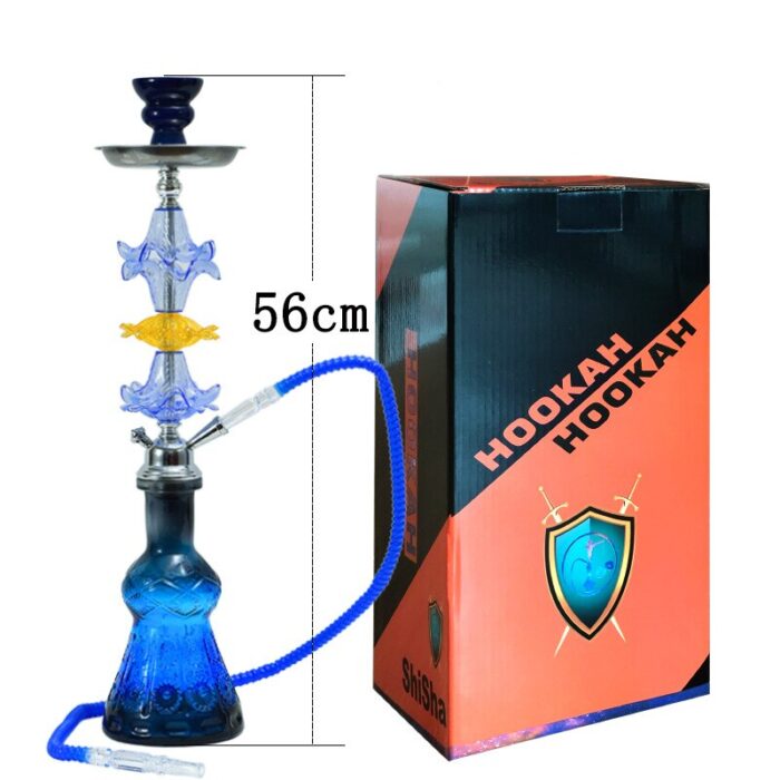 Middle Size Glass Hookah Set