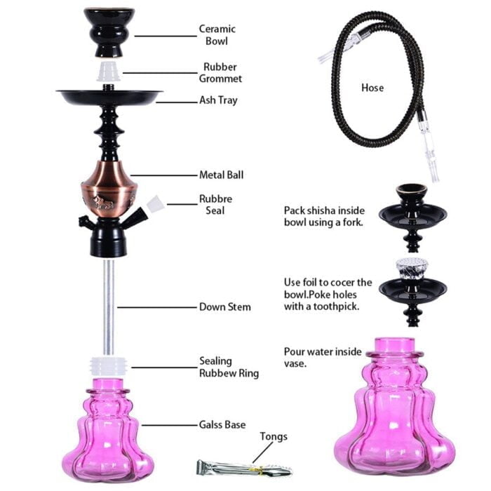 14 Inch Portable Shisha Wholesale